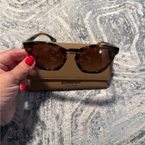 Burberry Women's Brown Tortoise Sunglasses